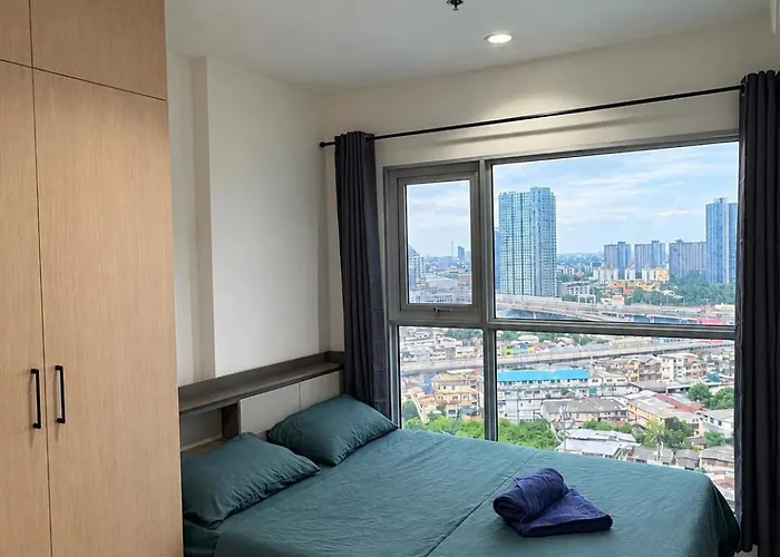 Skyline 1br On High Floor, Sukhumvit 48, Near On-nut & Walk To Bts Phra Khanong Bangkok