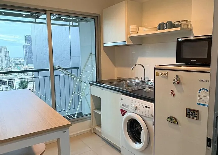 Apartment Skyline 1br On High Floor, Sukhumvit 48, Near On-nut & Walk To Bts Phra Khanong