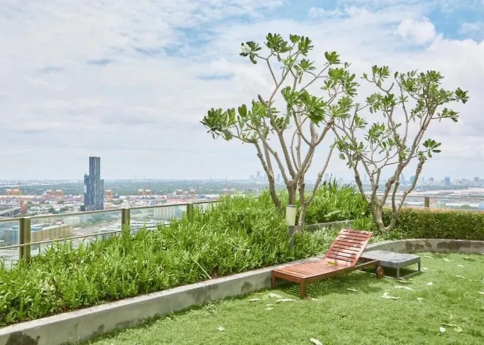 Skyline 1br On High Floor, Sukhumvit 48, Near On-nut & Walk To Bts Phra Khanong Bangkok